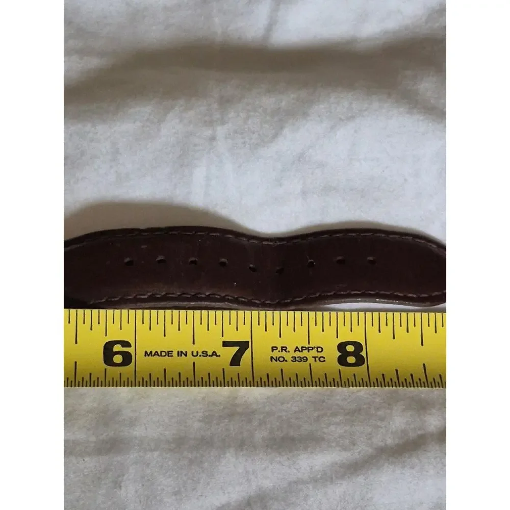 Tommy Hilfiger Men's Watch Large Dial Stainless Steel‎ Case Brown Leather Strap